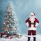 Velveteen Santa Suit with Plush Trim, Vinyl Boot Tops, Gloves, and Matching Belt Set